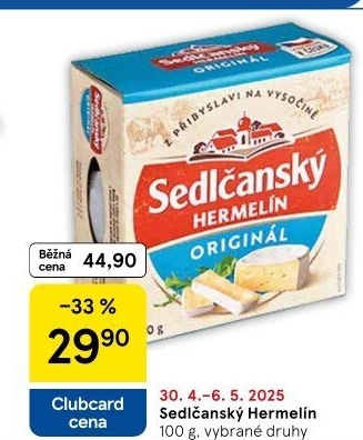 Sýr Hermelín Sedlčanský