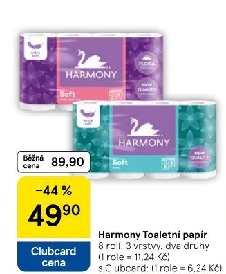 Toaletní papír 3vrstvý Harmony