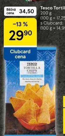 Tortilla chips Tesco