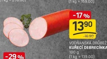 Debrecínka kuřecí Vodňanské kuře