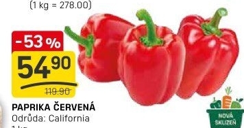 Paprika červená