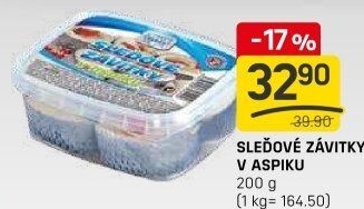 Sleďové závitky v aspiku Rybex