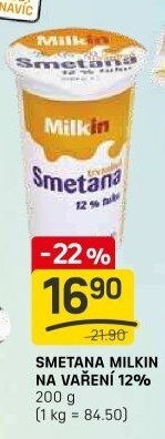 Smetana Milkin 12%