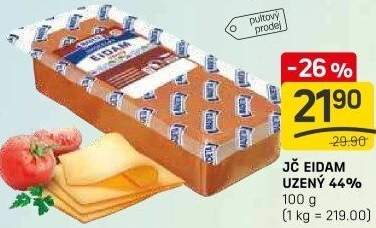 Sýr Eidam uzený 44% Jihočeský Madeta