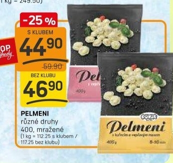 Těstoviny plněnémražené Pelmeni Povar