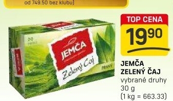 Zelený čaj Jemča