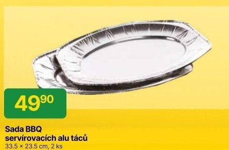 Tác alobalový servírovací