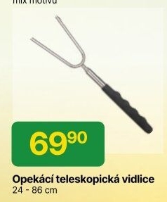 Teleskopická opékací vidlice