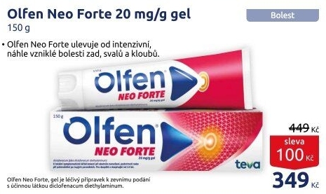 Gel proti bolesti a zánětu kloubů Olfen Neo Forte