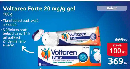 Gel proti bolesti Voltaren Forte