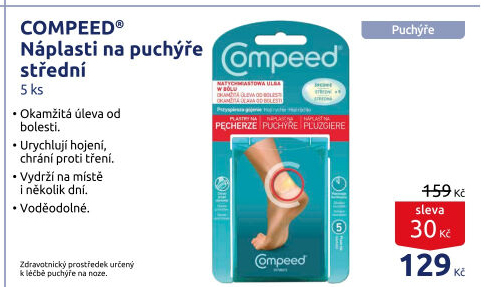 Náplast na puchýře Compeed