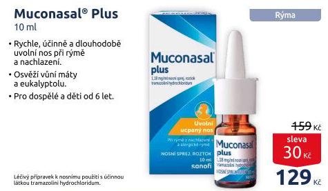 Sprej nosní Muconasal Plus