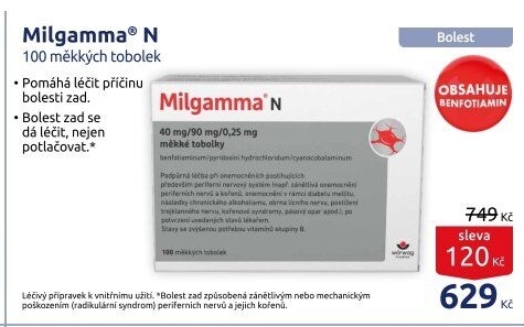 Tobolky Milgamma