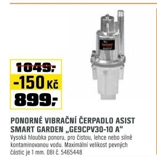 Čerpadlo vibračníAsist 300W/7m