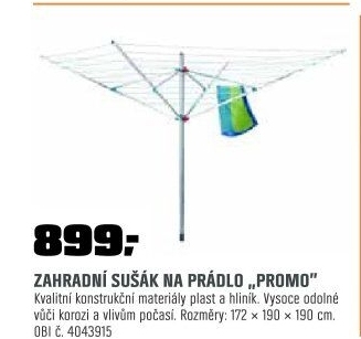 Sušák ven.BlomePromo 50 m