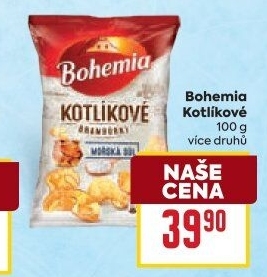 Brambůrky kotlíkové Bohemia Chips