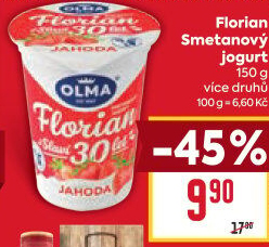 Jogurt smetanový Florian Olma
