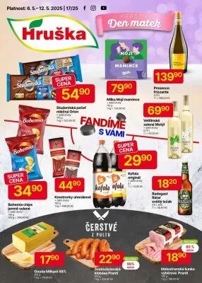 akční leták Hruška 6.5.2025-12.5.2025