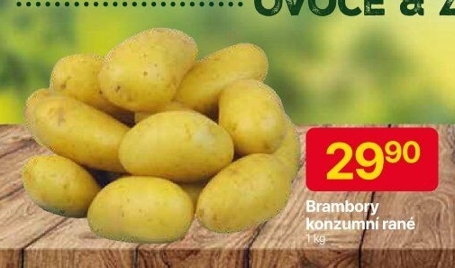 Brambory konzumní rané
