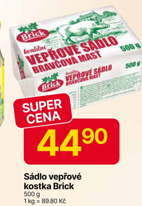 Sádlo vepřové Brick