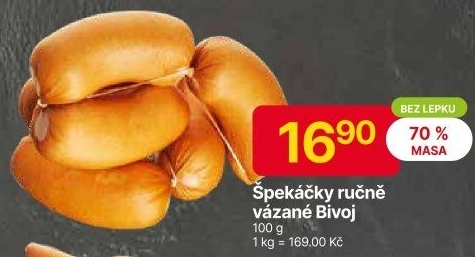Špekáčky vázané Bivoj