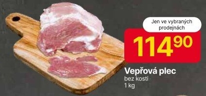 Vepřová plec bez kosti