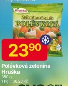 Zeleninová polévková směs mražená Hruška