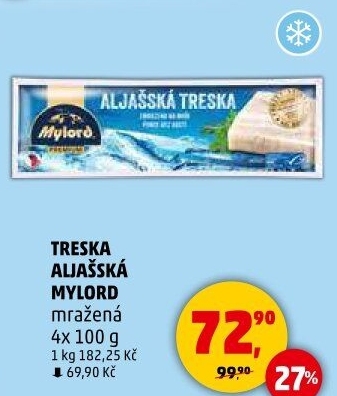 Aljašská treska mražená Mylord