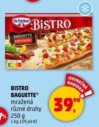 Bageta k rozpečení mražená Bistro Dr. Oetker