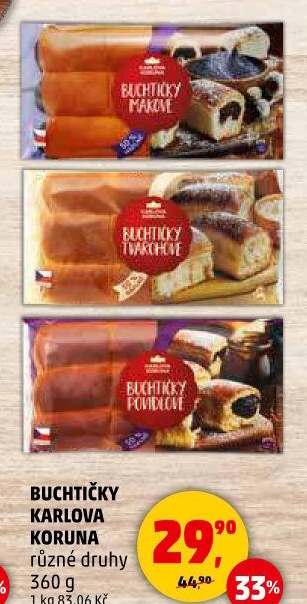 České buchtičky Karlova Koruna