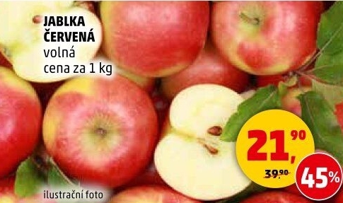 Jablka červená