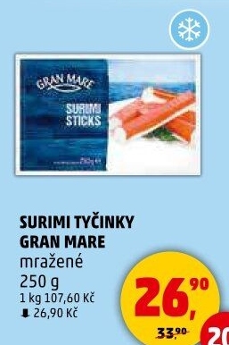 Krabí tyčinky mražené Gran Mare