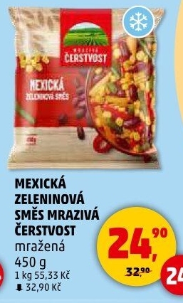 Směs mexická mražená Mrazivá Čerstvost
