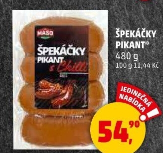 Špekáčky pikant Maso Příbram