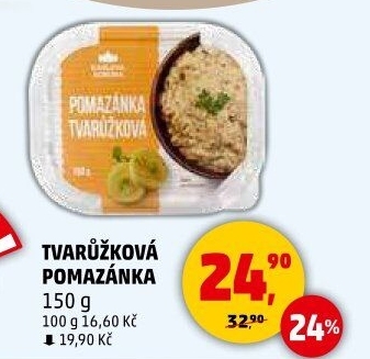 Tvarůžková pomazánka Karlova Koruna