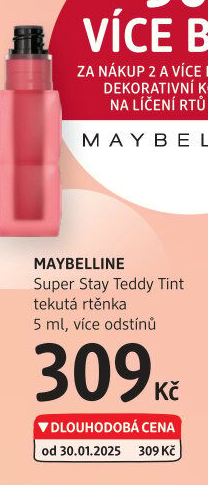 Rtěnka Superstay Teddy Tint Maybelline