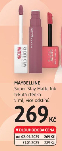 Tekutá rtěnka Superstay Matte Ink Maybelline