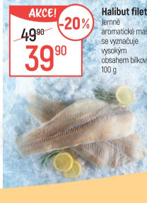 Halibut filety