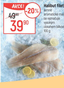 Halibut filety