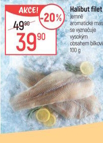 Halibut filety