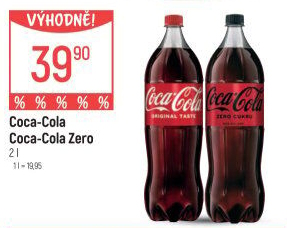 Limonáda Coca Cola Zero