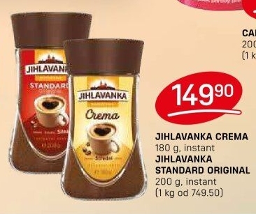 Instantní káva Jihlavanka Standard Crema