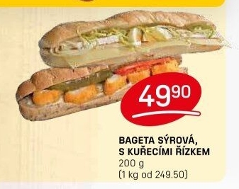 Obložená bageta