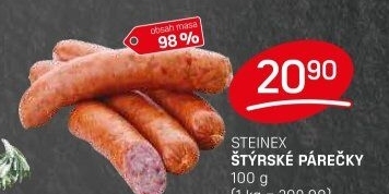 Párečky štýrské Steinex