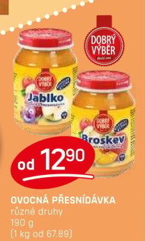 Přesnídávka ovocná Dobrý Výběr