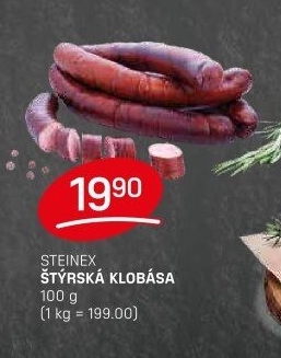 Štýrská klobása Steinex