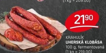 Uherská klobása Krahulík