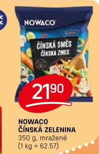Zeleninová čínská směs mražená Nowaco