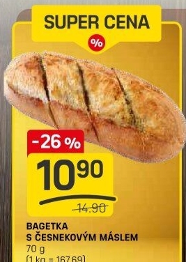 Bageta česneková