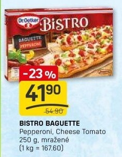 Bageta k rozpečení mražená Bistro Dr. Oetker